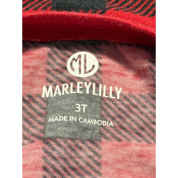 Marleylilly Long Sleeve Top Initials ERR Size 3T - Picture 5 of 6